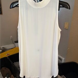 Elegant White Sleeveless Top